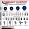 Service Caster 3'' SS Solid Poly Wheel Swivel 1-1/2'' Expanding Stem Caster SCC-SSEX20S314-SPUS-112 - alternate 4